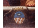 Visitazione di Maria ad Elisabetta 1759 particolare del restauro 